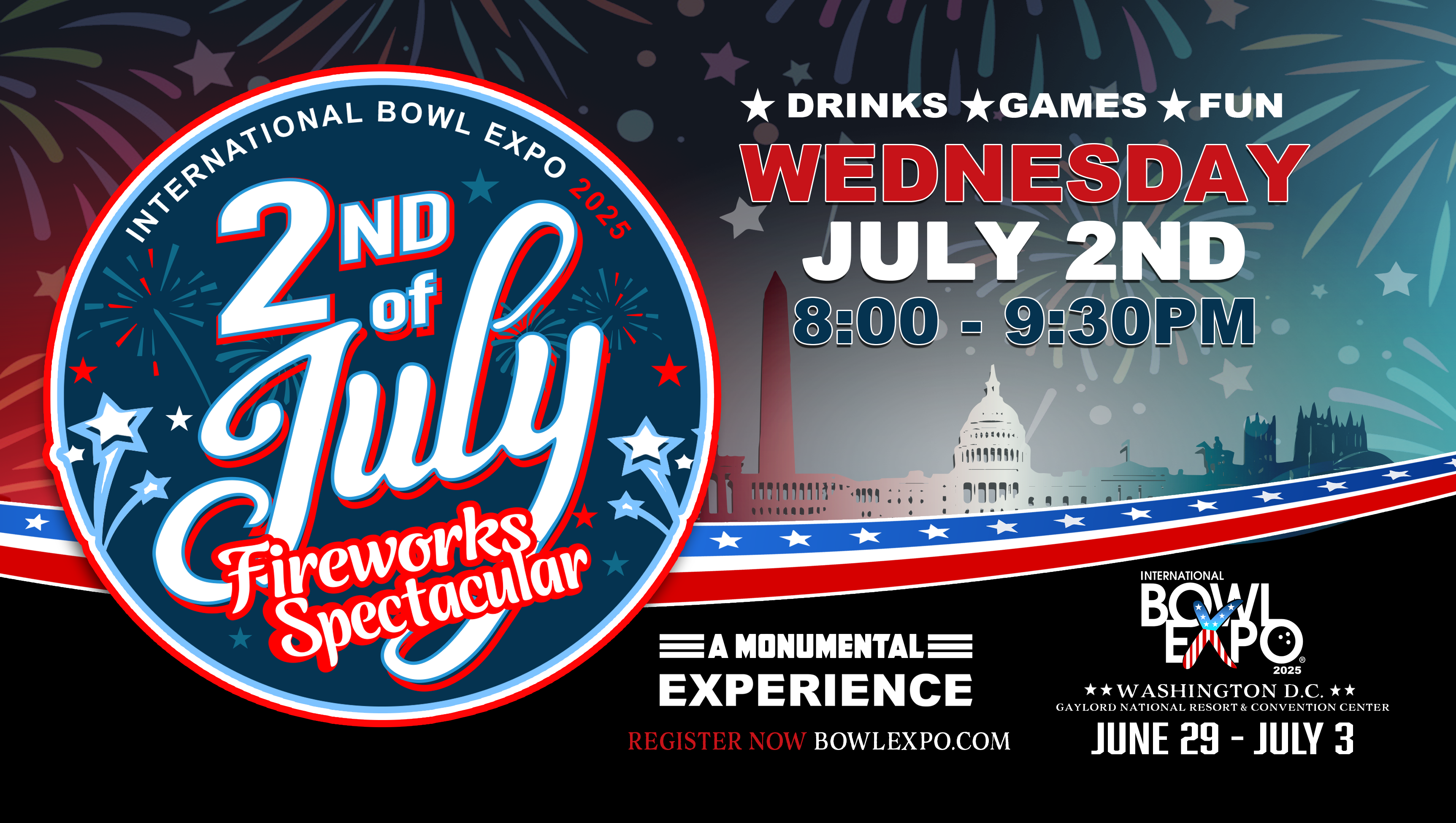Fireworks at Bowl Expo